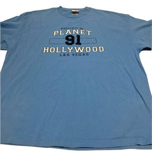 Vintage Planet Hollywood 91 Las Vegas Blue Size XXL